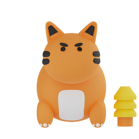 Tigre  3D Icon