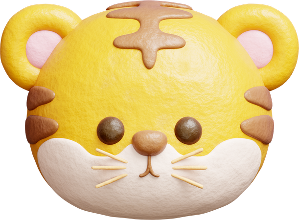 Tigre fofo  3D Icon