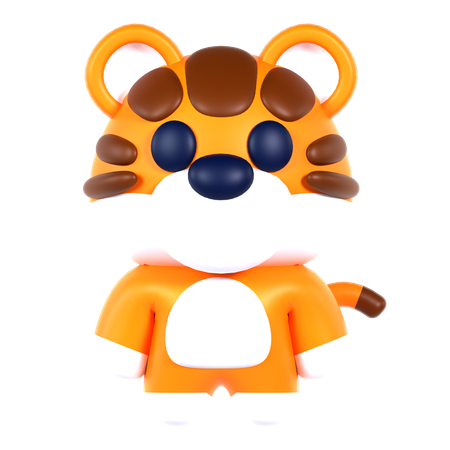 Tigre fofo  3D Icon