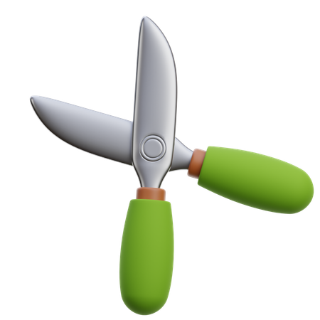 Tijeras de jardineria  3D Icon