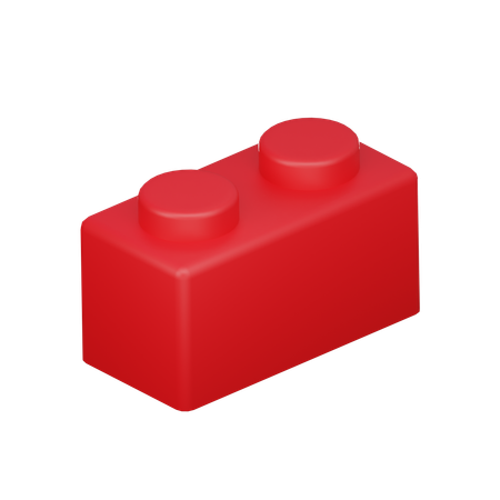 Tijolo 1x2  3D Icon