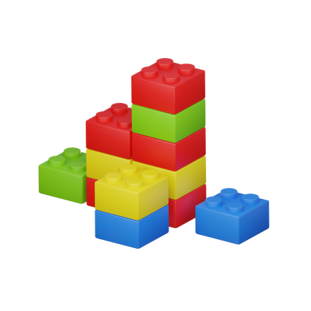 Tijolo de montagem  3D Icon