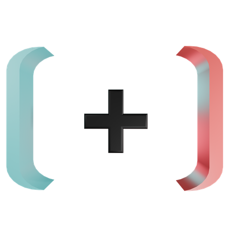Tik Tok Add Plus  3D Icon