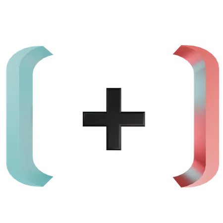 Tik Tok Add Plus  3D Icon