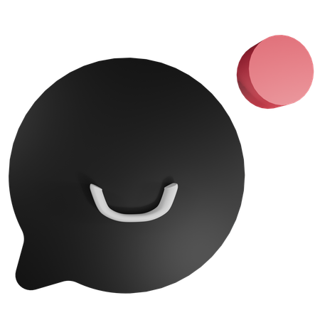Tik Tok Chat  3D Icon