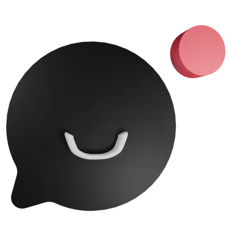 Tik Tok Chat  3D Icon