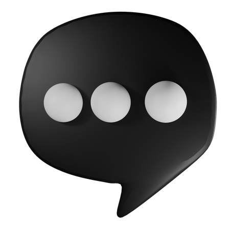 Tik Tok Chat  3D Icon