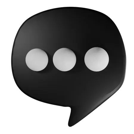 Tik Tok Chat  3D Icon