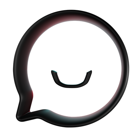 Tik Tok Chat  3D Icon
