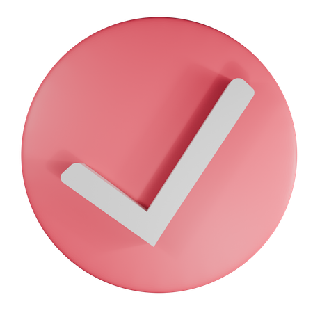 Tik Tok Check  3D Icon