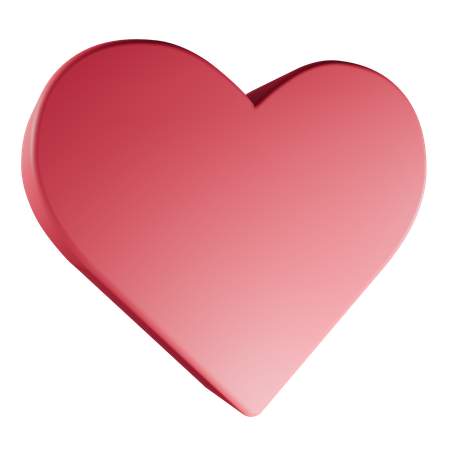 Tik Tok Heart  3D Icon