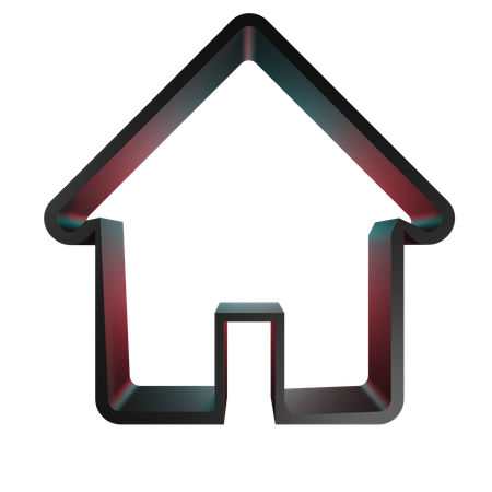 Tik Tok Home  3D Icon