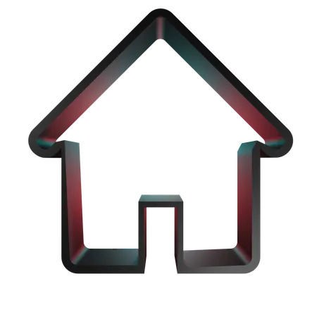 Tik Tok Home  3D Icon