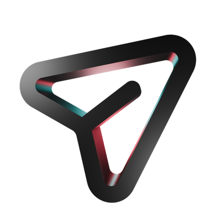 Tik Tok Message  3D Icon
