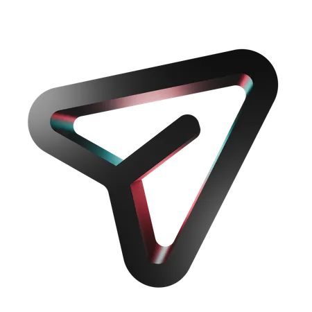 Tik Tok Message  3D Icon