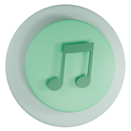 Tik Tok Music  3D Icon