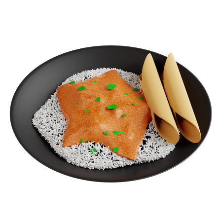 Tikka Masala  3D Icon