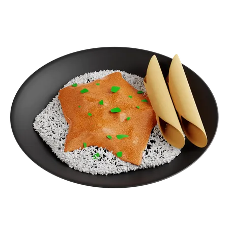 Tikka Masala  3D Icon