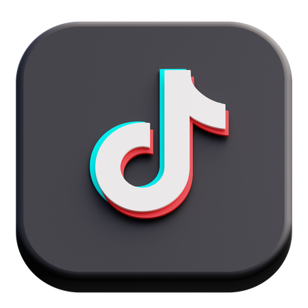 TikTok  3D Icon