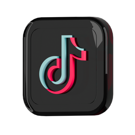 Tiktok  3D Icon