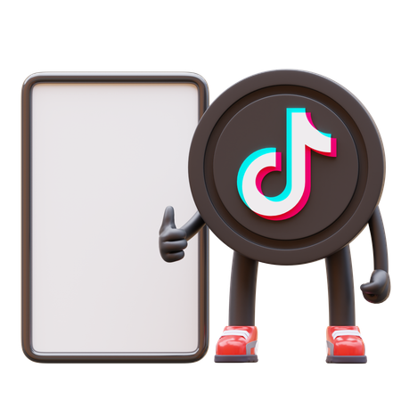 Tiktok  3D Icon