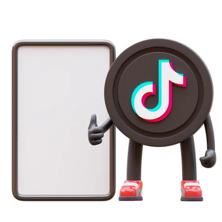 Tiktok  3D Icon