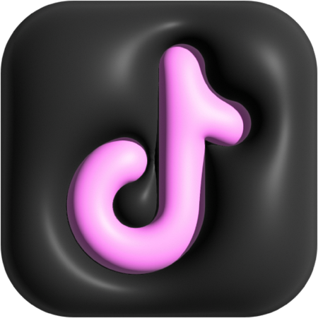 Tiktok  3D Icon