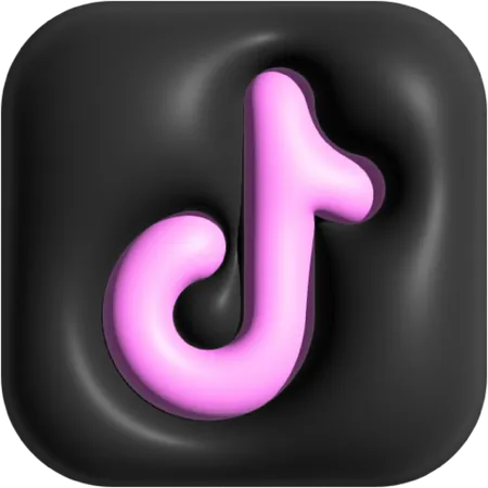 Tiktok  3D Icon