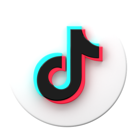 Tiktok  3D Icon