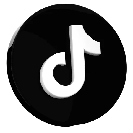 Tiktok  3D Icon