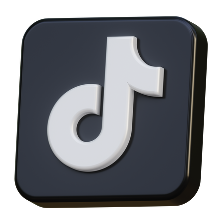 Tiktok  3D Icon