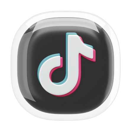 TikTok  3D Icon