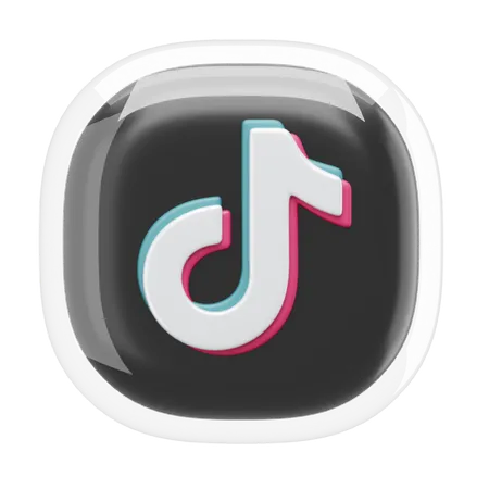 TikTok  3D Icon