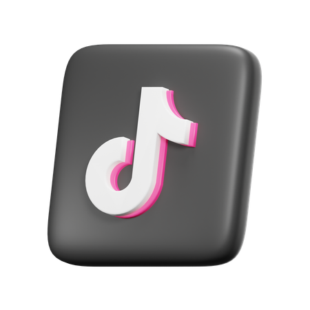 Tiktok  3D Icon