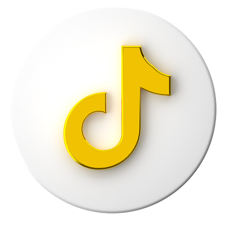 Tiktok  3D Icon