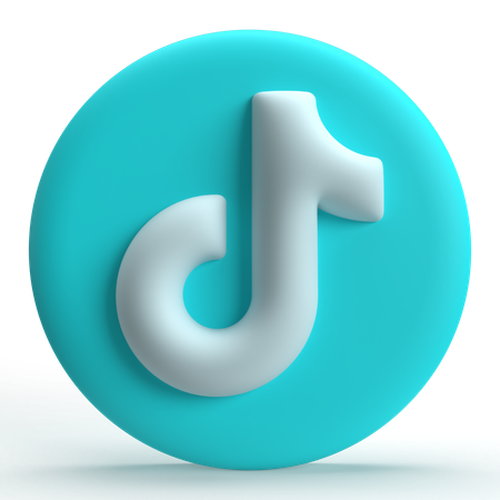 Tiktok  3D Icon