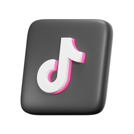 Tiktok  3D Icon