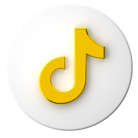 Tiktok  3D Icon