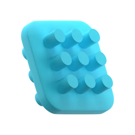Tile Cylinders  3D Icon