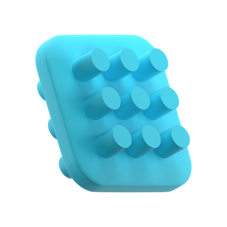 Tile Cylinders  3D Icon