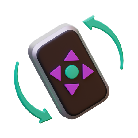 Tilt Control  3D Icon