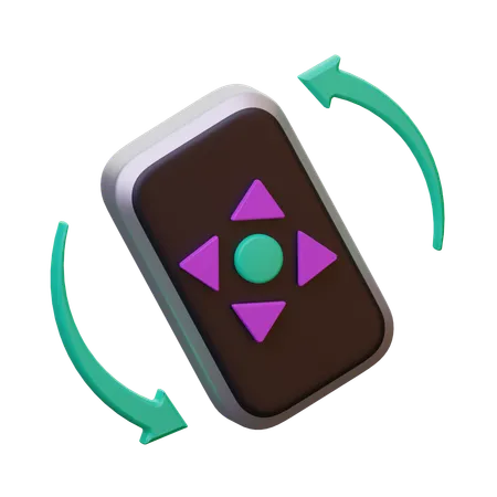 Tilt Control  3D Icon