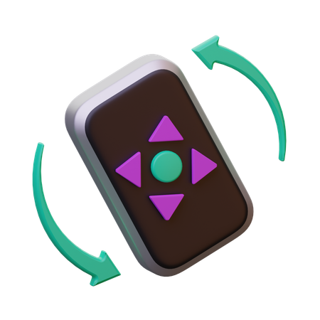 Tilt Control  3D Icon