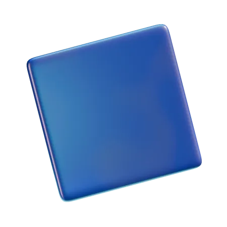 Tilted Square  3D Icon