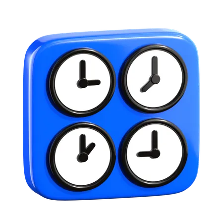 Time 3 D Airport Icon 3D Icon