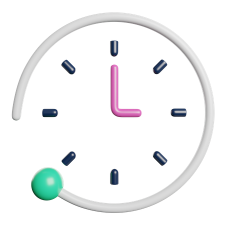 Time  3D Icon