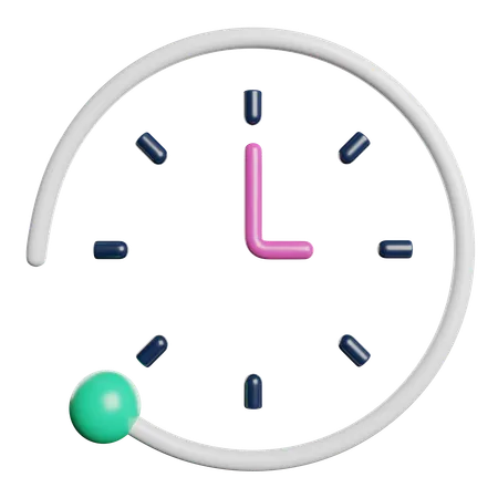 Time  3D Icon