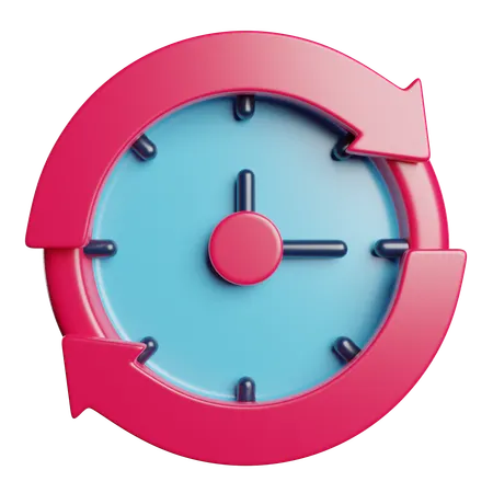 Time  3D Icon