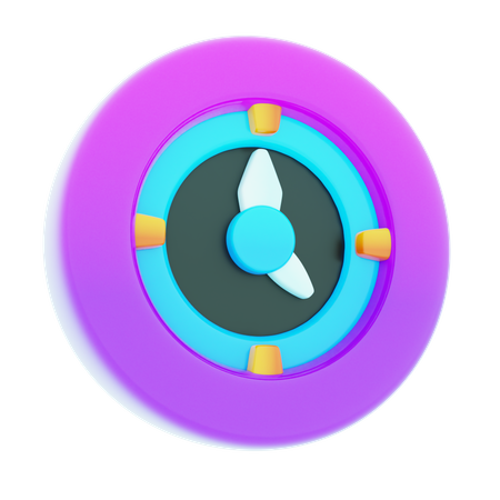 Time  3D Icon
