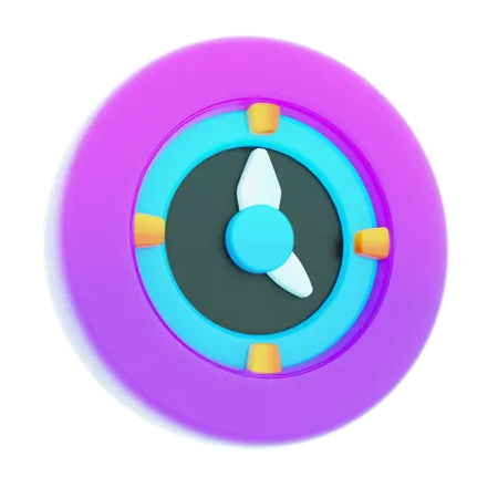 Time  3D Icon